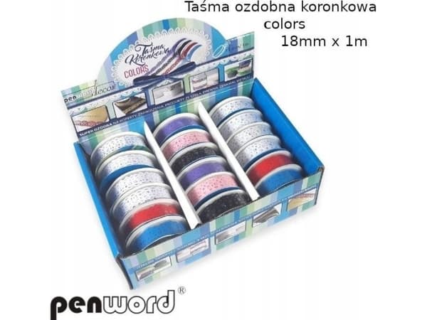 Teka koristeellinen pitsinauha 18mmx1m (18kpl)
