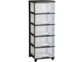 Miniatyrbild 3 av 3: KETER BOOKCASE ON WHEELS 5x20L