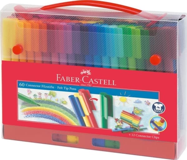 Faber-Castell 155560, Multi, Monivärinen, 60 kpl