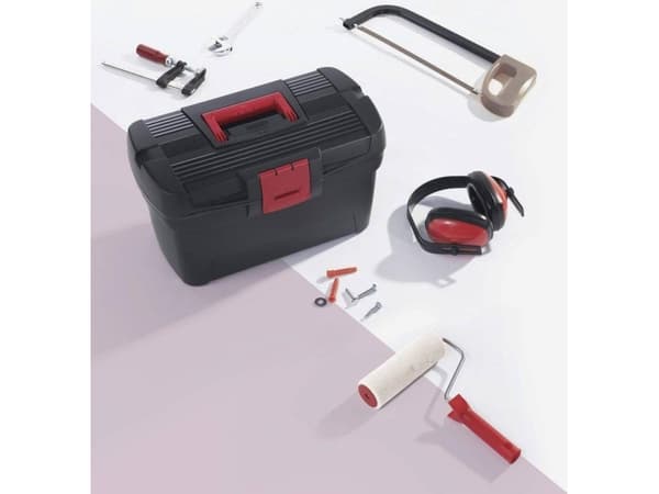 CURVER TOOLBOX 13" HEROBOX BASIC /BLACK/RED