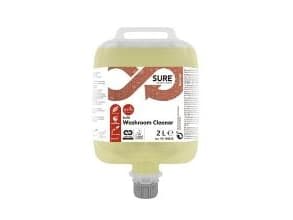 Sanitetsrengøring Sure Washroom Cleaner DVM 2ltr Ecolabel uden Farve/Parfume,3 stk x 2 ltr/krt