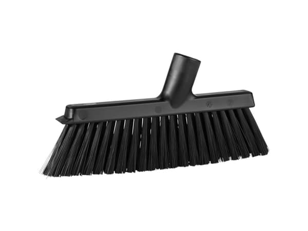 Fejebakkekost Vikan L250mm medium med vinklet gevind sort,1 stk
