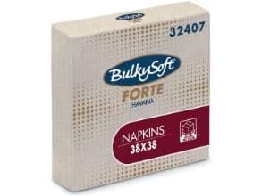Bulkysoft Servett L38xB38cm 2-lagers Natur,42 pk x 40 pk/krt