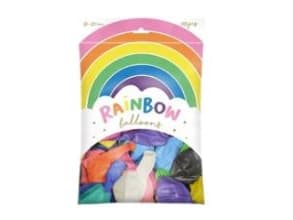 Ilmapallot Ø23cm sekoitus pastellivärejä, 100 kpl/ps - (100 kpl)