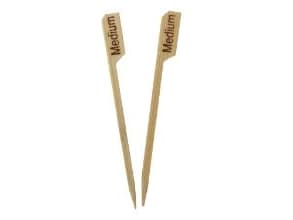 Spyd Til Bøf Medium L90mm Bambus FSC Natur,50 ps x 200 stk/krt