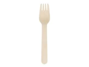 Gaffel Verive L160mm Voksbehandlet Træ FSC Natur,50 ps x 100 stk/krt