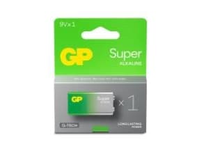 Batteri GP Super Alkaline 9V 1-pak,10 stk/pk