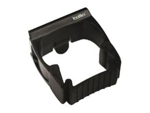 Kahvanpidin Toolflex Motion 15-35mm muovinen musta kiskoon kiinnitykseen, 40 kpl/krt