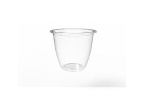 Bæger DeliGreen Rund 750ml Ø129xH109mm RPET Transparent,12 ps x 42 stk/krt