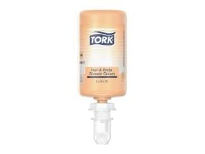 Badesæbe Flydende Tork Luksus Hair & Body 1000ml Ecolabel m Parfume til S4 disp,6 fl x 1 ltr/krt