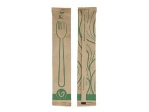 Gaffel Enkeltpakket Verive L160mm Træ FSC Natur,100 stk/ps - (100 stk.)