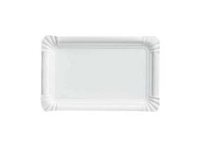 Pølsetallerken Catersource L20xB13cm FSC Hvid,250 stk/pk