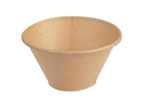 Bowle Stagione rund 600ml Ø15x7,44cm Pap/PP FSC brun,6 ps x 50 stk/krt