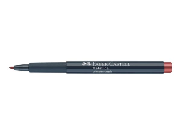 Faber-Castell 160793, 1 kpl, Karmiininpunainen, Ohut pää, Musta, Karmiininpunainen, Crimson crush, Pyöreä