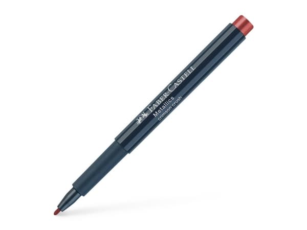 Faber-Castell 160793, 1 kpl, Karmiininpunainen, Ohut pää, Musta, Karmiininpunainen, Crimson crush, Pyöreä