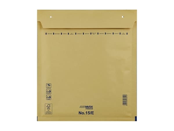 Boblepose Airmax 240x275mm brun No. 15/E indv. 220x265mm 100stk/pak