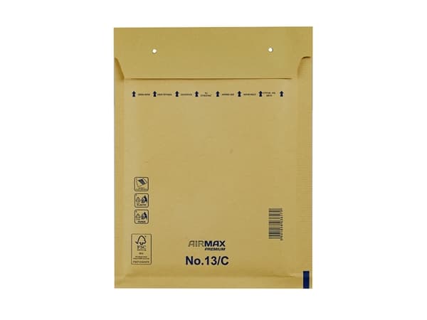 Boblepose Airmax 170x225mm brun No. 13/C indv. 150x215mm 100stk/pak