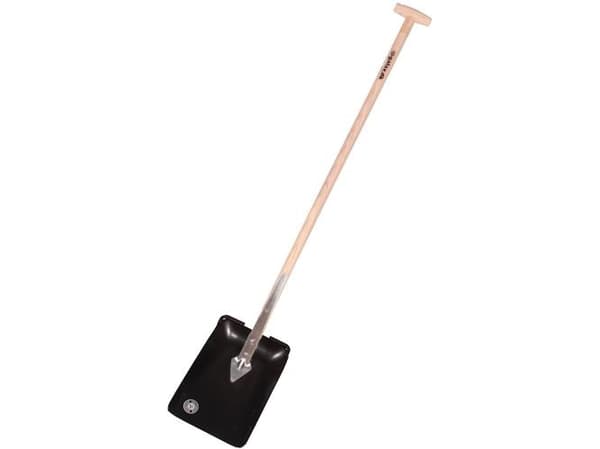Galax grusspade med tråd och polerat handtag