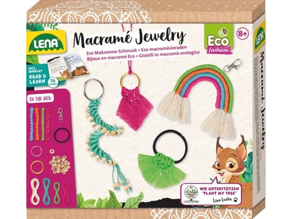 Lena Eco Macramé Smykker sæt til børn