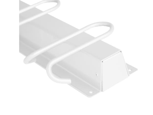 Känguruhängare + klädhängare, vit