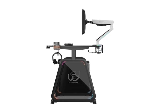 Ultradesk Booster, Rak, Friform, MDF, Stål, Spela, Svart