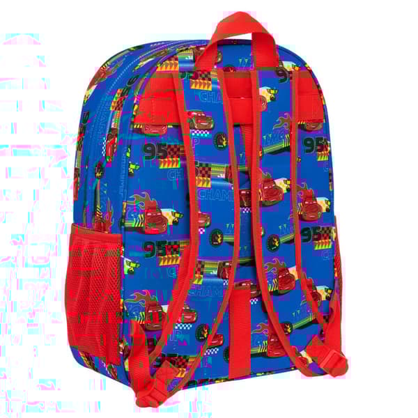 School Bag Cars Race ready Blue 33 x 42 x 14 cm