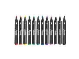 Sharpie 2201070, 12 styck, Rundad spets, Svart, 2,5 mm, Blåsa