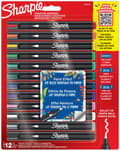 Miniatyrbild 1 av 5: Sharpie 2201070, 12 styck, Rundad spets, Svart, 2,5 mm, Blåsa