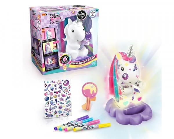 Epee Rinkinys Glowing Decocorns - Vienaragis DIY Deluxe