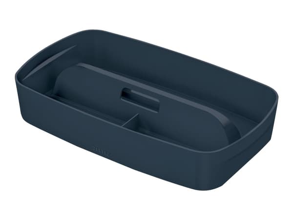 Leitz MyBox Cosy - Säilytystarjotin - 3 lokeroa - pieni - samettiharmaa