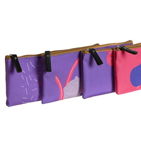 Case DKD Home Decor Pink Lilac 23 x 1 x 9 cm (4 Units)
