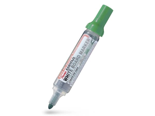 Whiteboardpenna Pentel Easyflo grön 6mm - (12 st.)