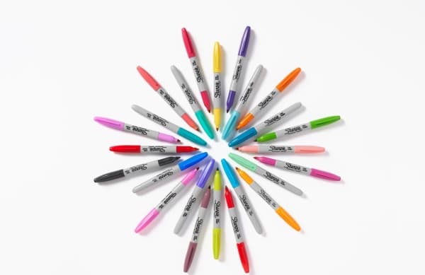 Permanentpennor Sharpie Fine Glam Pop 12 färger - 2198780