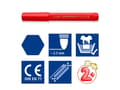 Miniatyrbild 5 av 5: STAEDTLER Noris junior fiberpennor, ask om 12, vattenbaserat bläck, tvättbart, linjebredd: 2,5 mm, - 1 st (329 C12)