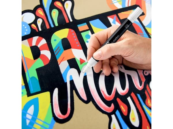 Staedtler Paintmarker Lumocolor 349 2,4mm ass. 4stk/pak
