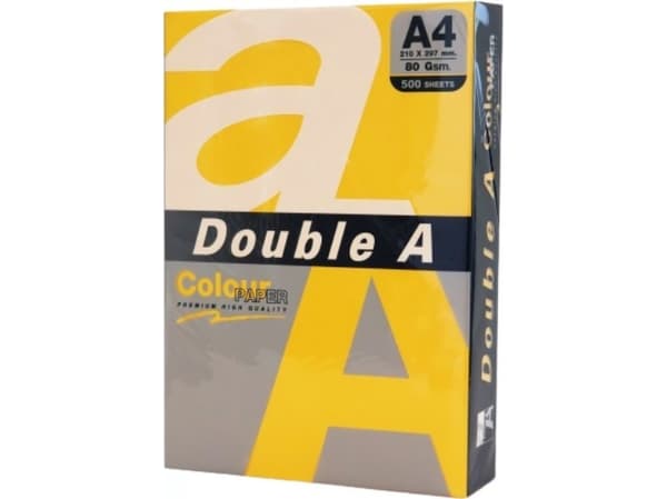 Double A Colour paper Double A, 80g, A4, 500 sheets, GOLD