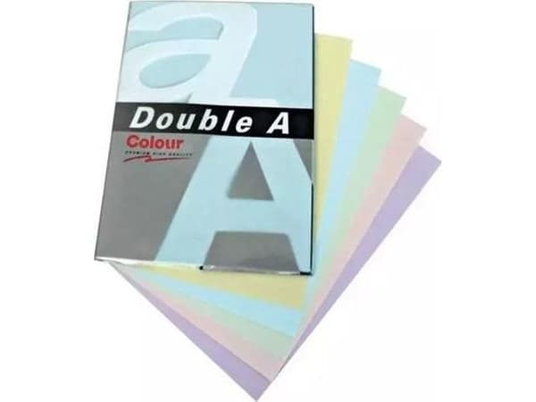 Double A Ocean, Cheese, Lagoon, Flamingo, Lavender Colour paper Double A, 80g, A4, 500 sheets, Rainbow 3, 5 color