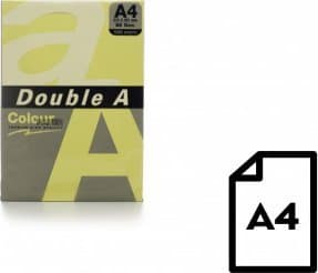 Double A Colour paper Double A, 80g, A4, 500 sheets, Cheese