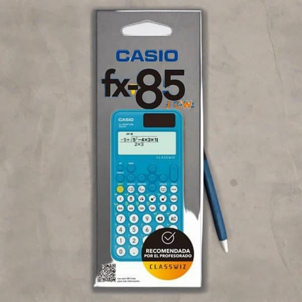 Calculator Casio Blue Plastic