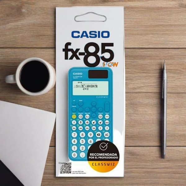 Calculator Casio Blue Plastic