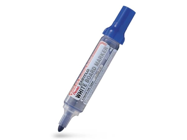 Valkotaulumerkit Pentel Easyflo sininen 6mm - (12 kpl)