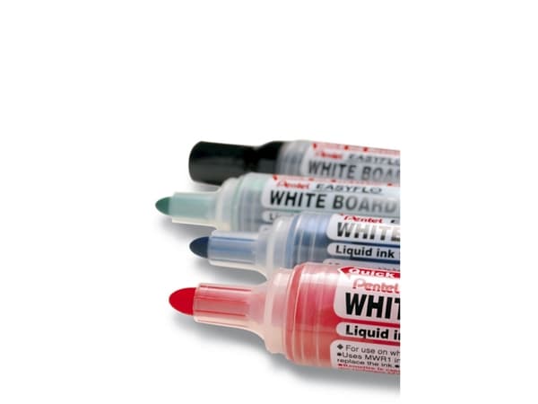 Valkotaulumerkit Pentel Easyflo sininen 6mm - (12 kpl)