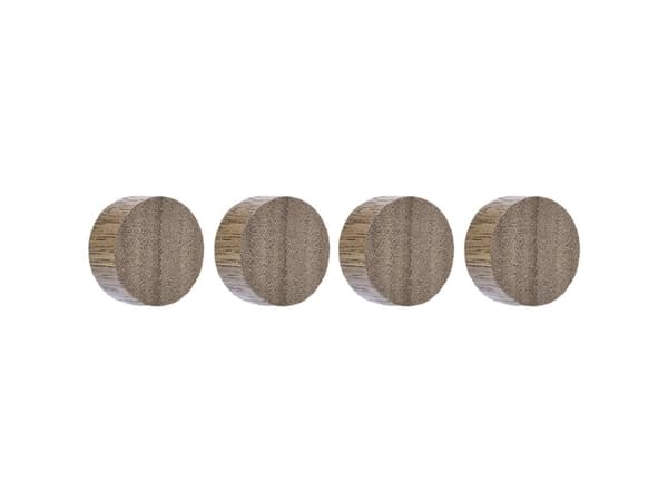 Magnetoplan Magneettiympyrä (Ø) 30 mm Pähkinä 4 kpl 1665451