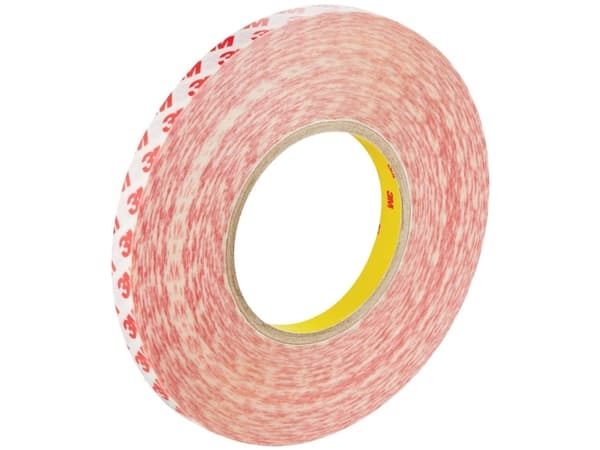 3MTM Dobbeltklæbende tape GPT-020, Gennemsigtig, 19 mm x 50 m, 0.2 mm