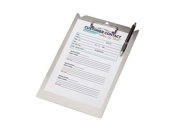 Clipboard A4 ALU/PP 80% genbrugsmateriale