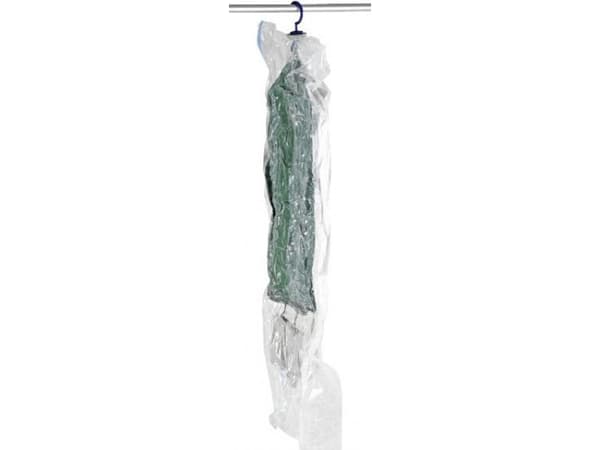 WENKO 3792750100, Pehmeä vaatteiden säilytyspussi, Läpinäkyvä, Polyamidi, Polyeteeni, XL, 70 cm, 145 cm