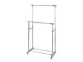 Miniatyrbild 2 av 5: WENKO 4364500100 Twin Bars Portant 87 x 21,5 x 8,5 cm, Klädställ, Rostfritt stål, Grå, 1630 mm, 440 mm, 1680 mm