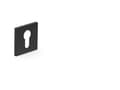Pikkukuva 1 / 2: Metal-Bud Eschutcheon For Cylinder Black