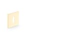 Miniatyrbilde 2 av 5: Metal-Bud Eschutcheon For Key Gold