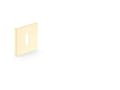 Miniatyrbilde 1 av 5: Metal-Bud Eschutcheon For Key Gold